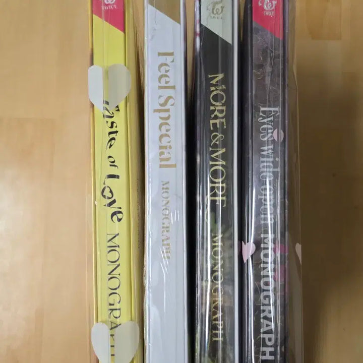 트와이스 모노그래프 4종 미개봉