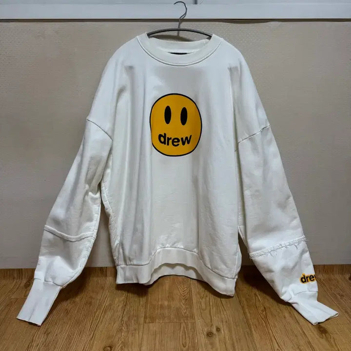 [BUNJANG] Drew House Mascot Crewneck White / 급처) [L] 드류하우스 drew house 마스코트 크루넥 화이트