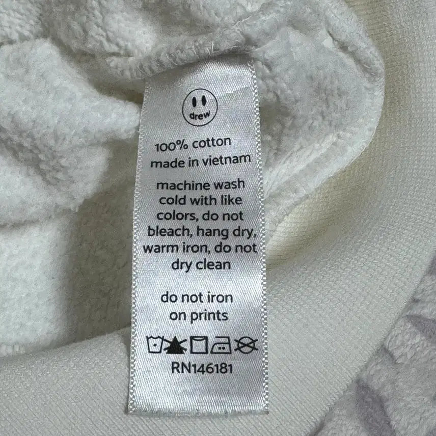 [BUNJANG] Drew House Mascot Crewneck White / 급처) [L] 드류하우스 drew house 마스코트 크루넥 화이트