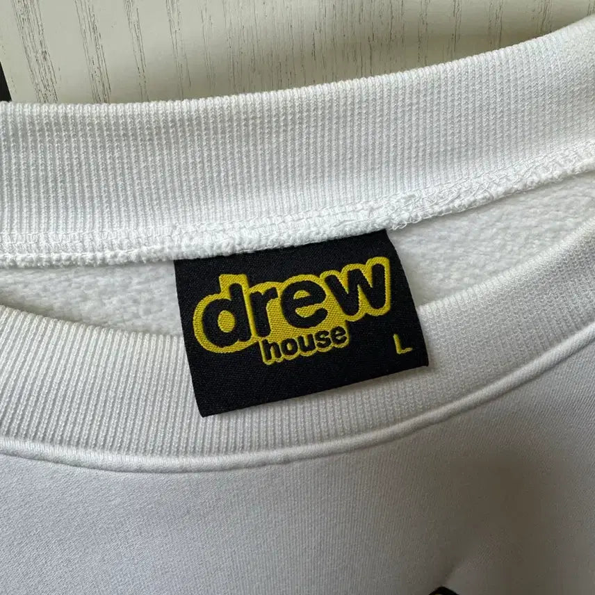 [BUNJANG] Drew House Mascot Crewneck White / 급처) [L] 드류하우스 drew house 마스코트 크루넥 화이트