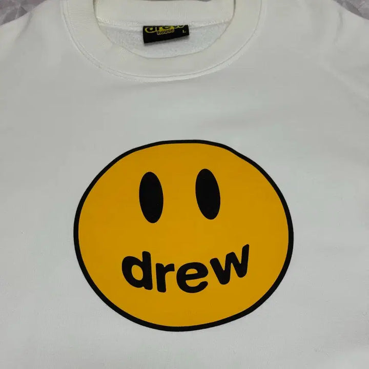[BUNJANG] Drew House Mascot Crewneck White / 급처) [L] 드류하우스 drew house 마스코트 크루넥 화이트