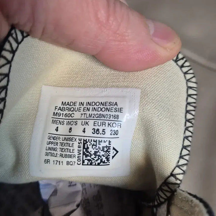 [BUNJANG] Converse Chuck Taylor High Shoes (Women's 230) / 컨버스 척테일러 하이 여자 230