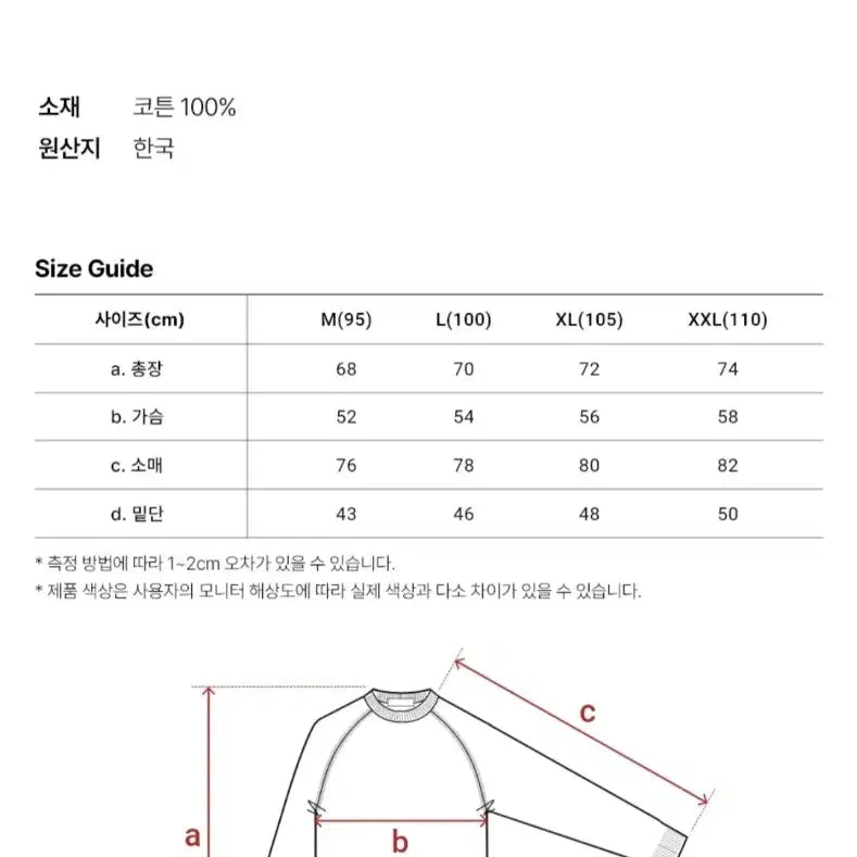 [BUNJANG] Geonjiulreunseu Knit Black L / 건지울른스 니트 블랙 L