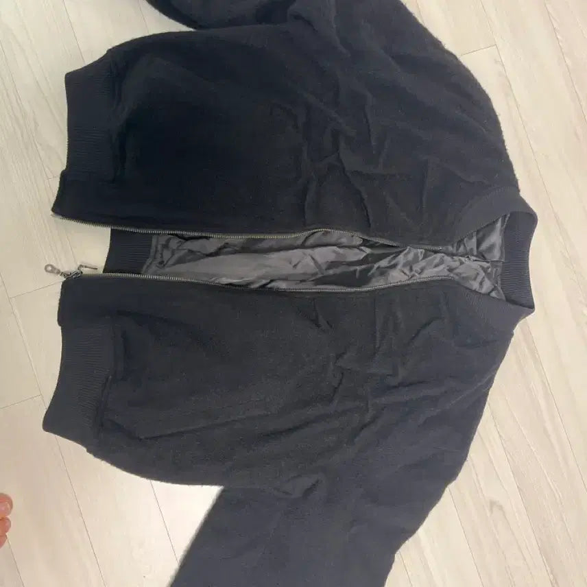 [BUNJANG] Cour Carcino Wrinkle Bomber Jacket / 쿠어 카센티노 링클 봄버 점퍼 자켓