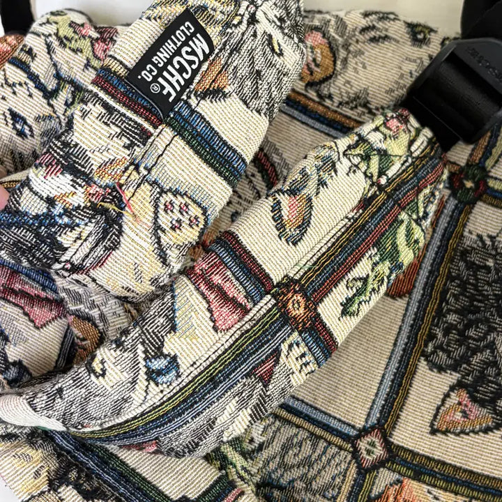 [BUNJANG] Mischief Cat Draw Backpack / 미스치프 캣드로우 백팩