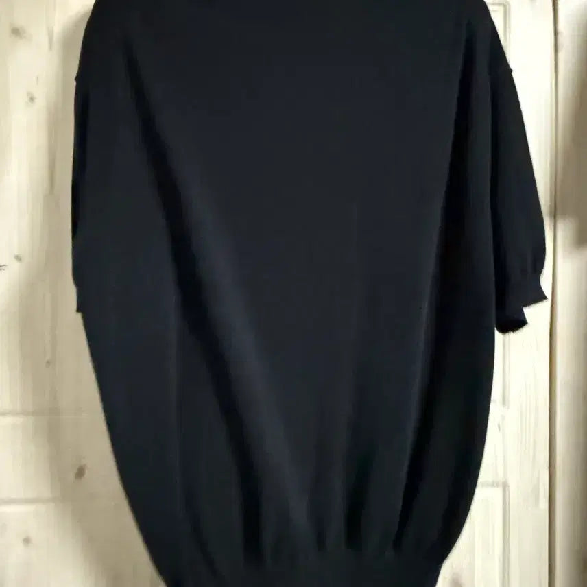 [BUNJANG] Black Knit Polo Shirt / 검정색 니트 폴로 셔츠