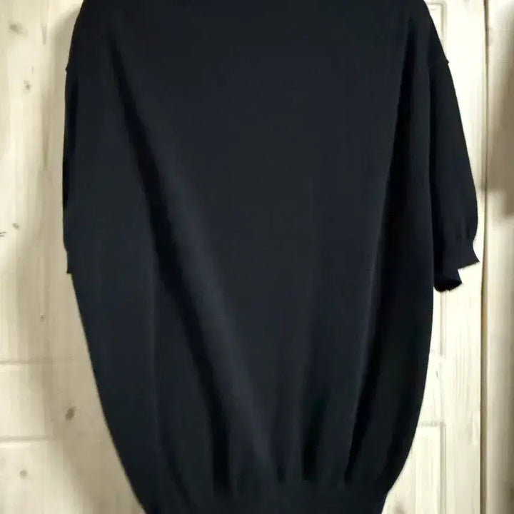 [BUNJANG] Black Knit Polo Shirt / 검정색 니트 폴로 셔츠