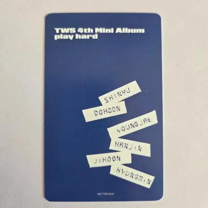 투어스 tws play hard 츠타야 오프라인 럭키드로우 영재