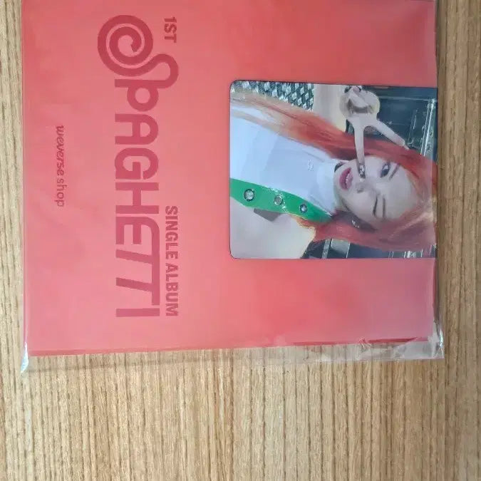 르세라핌 스퍼게티 위버스샵 일반반 미개봉 예약구매 특전 포토카드 세트