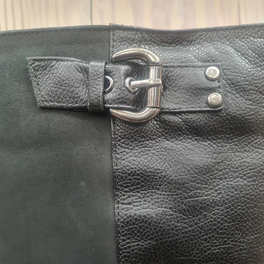 [BUNJANG] TANDY 245 Leather Long Boots (with Sole Reinforcement) / 탠디(TANDY) 정품 안감 기모 가죽 롱부츠 245 (밑창보강/박스)