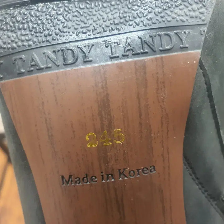 [BUNJANG] TANDY 245 Leather Long Boots (with Sole Reinforcement) / 탠디(TANDY) 정품 안감 기모 가죽 롱부츠 245 (밑창보강/박스)