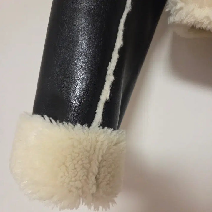 [BUNJANG] Leather Crop Jacket / 가죽 크랍 자켓