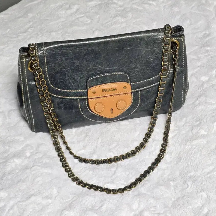 [BUNJANG] Prada Vitello Shine Chain Bag / 프라다 가방 비텔로 샤인 체인백 숄더백 크로스백 (정품)