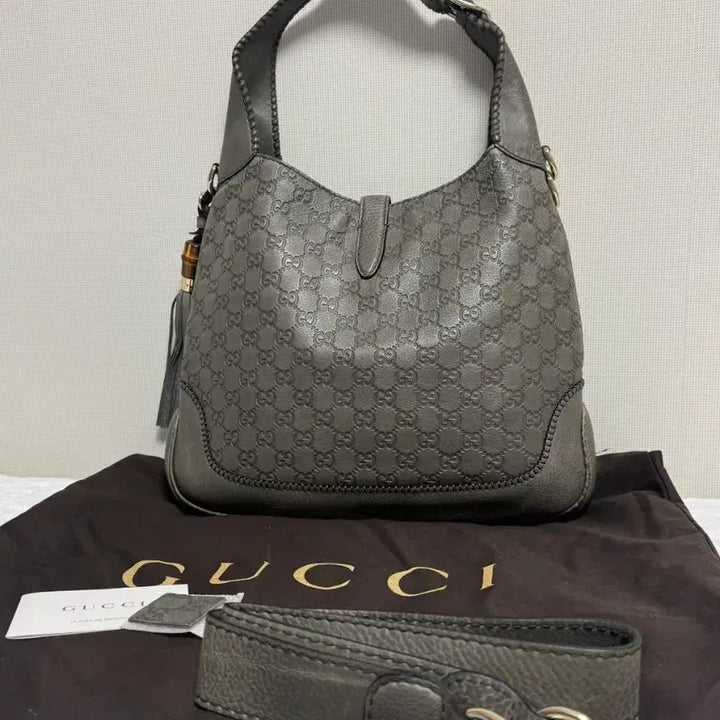 [BUNJANG] Gucci Jackie Microshima Hobo Shoulder Bag / 구찌 가방 재키백 마이크로시마 호보백 숄더백 (정품)
