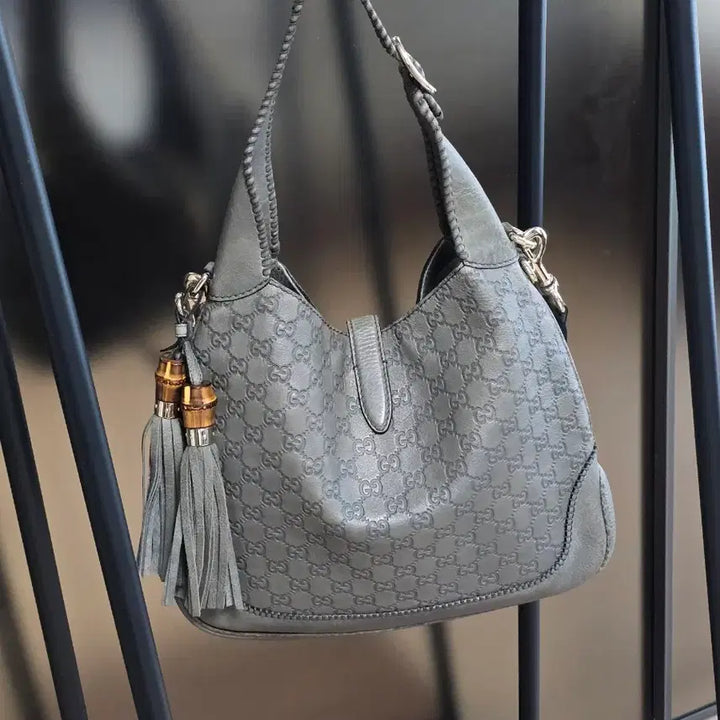 [BUNJANG] Gucci Jackie Microshima Hobo Shoulder Bag / 구찌 가방 재키백 마이크로시마 호보백 숄더백 (정품)