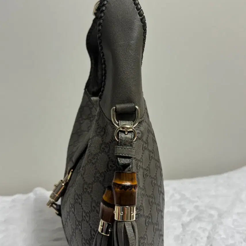 [BUNJANG] Gucci Jackie Microshima Hobo Shoulder Bag / 구찌 가방 재키백 마이크로시마 호보백 숄더백 (정품)