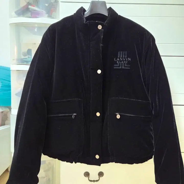 [BUNJANG] Lanvin Velvet Goose Down Padded Jacket / 랑방 벨벳 구스다운 패딩 한섬