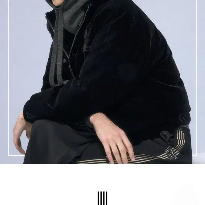 [BUNJANG] Lanvin Velvet Goose Down Padded Jacket / 랑방 벨벳 구스다운 패딩 한섬