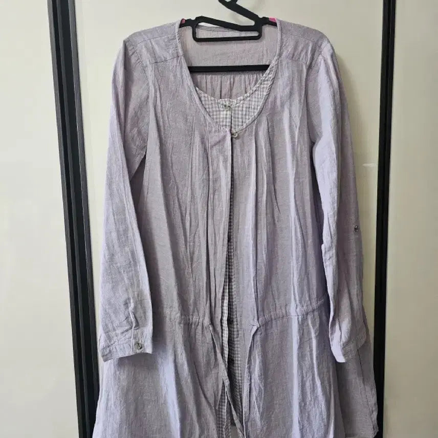 [BUNJANG] Light Stick / 연보라 체크 바선생