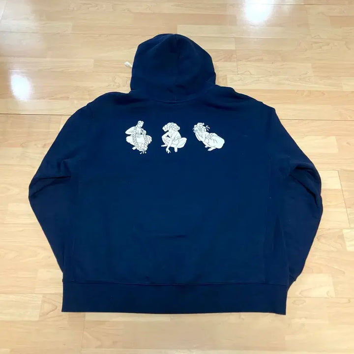 [BUNJANG] Unknown Printed Hoodie 105-110 / 마담 신윤복st 민화 자수 프린팅 후드티 105-110