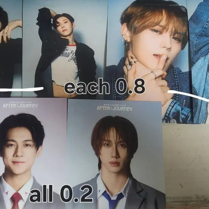 보이즈플래닛 아카이브 장지아하오 아르노 후한원 한해리준 미공개 인화 사진