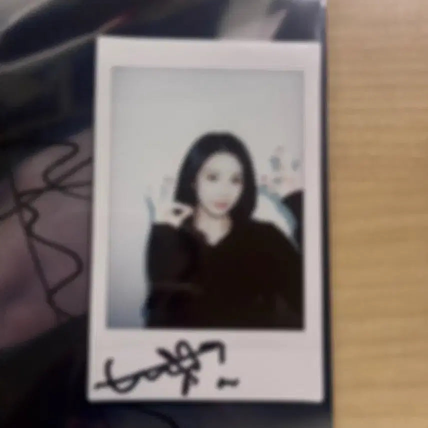 트리플에스 미소녀즈 팬사인회 폴라로이드 신위 싸폴