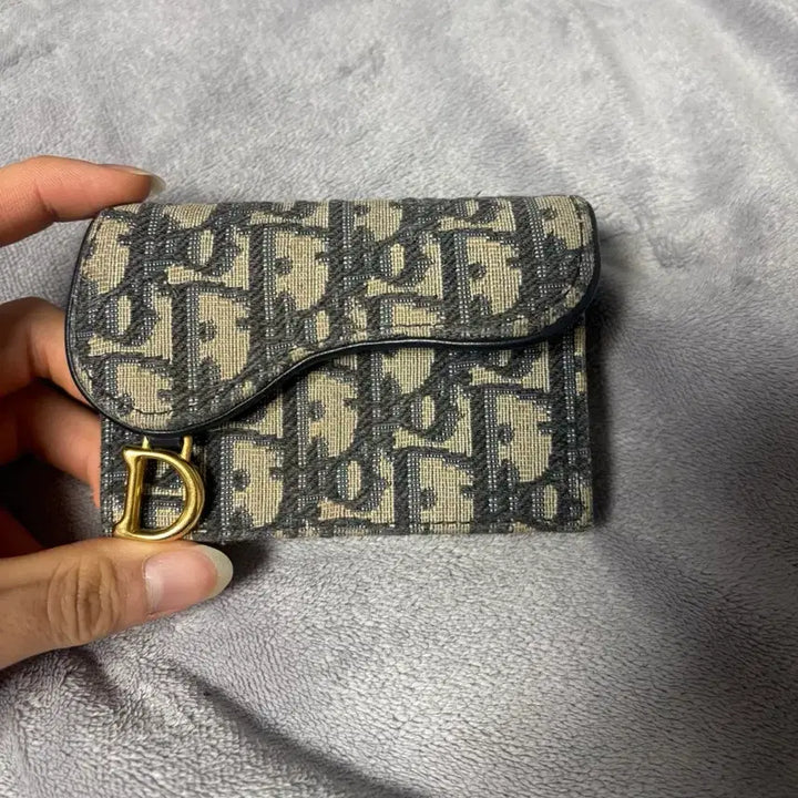 [BUNJANG] Dior Oblique Saddle Card Wallet / 디올 오블리크 새들 카드지갑