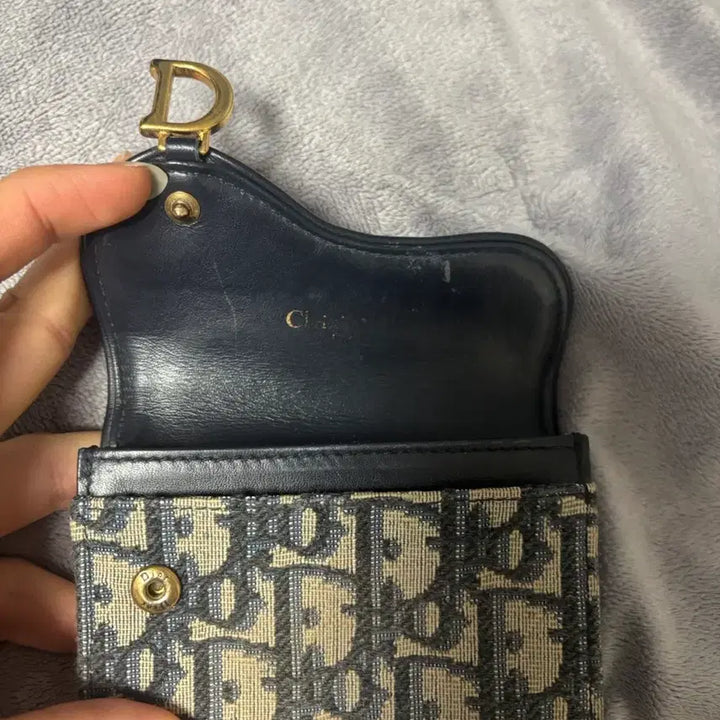 [BUNJANG] Dior Oblique Saddle Card Wallet / 디올 오블리크 새들 카드지갑