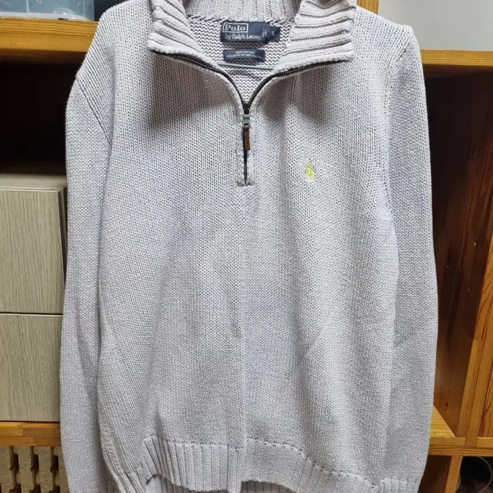 [BUNJANG] Polo Ralph Lauren Half-Zip Knit / 폴로 랄프로렌 하프집업 반집업 니트 L