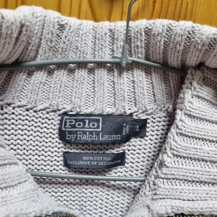 [BUNJANG] Polo Ralph Lauren Half-Zip Knit / 폴로 랄프로렌 하프집업 반집업 니트 L