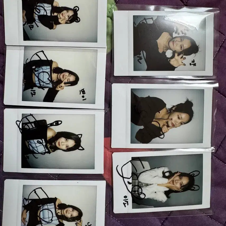 [BUNJANG] Iiso Autographed Polaroid Photocard / 이소(iiso) 사인 폴라로이드 7장