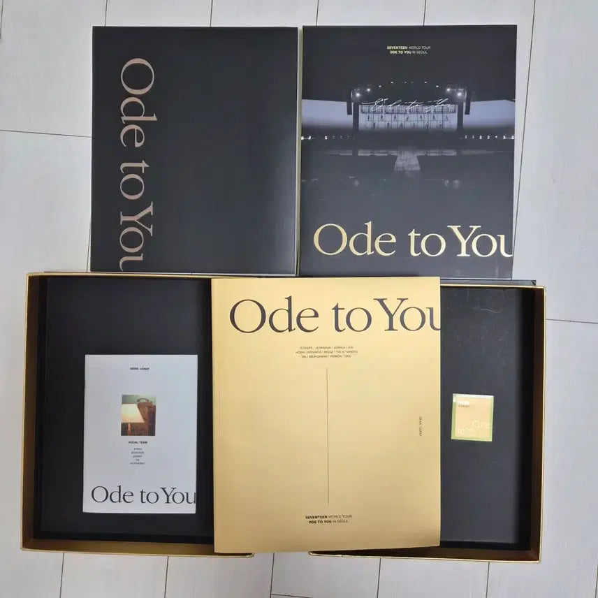 세븐틴 오드투유 ode to you 디비디 dvd 양도 보컬팀