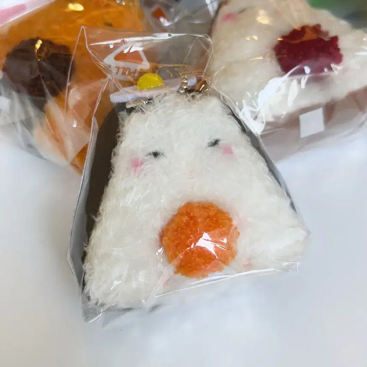 [BUNJANG] Onigiri Hamster Keyring Set / 오니기리햄 삼각김밥햄스터 키링 3종 세트 새상품