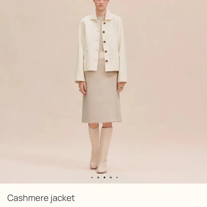 [BUNJANG] Hermes Cashmere Jacket / Hermes 에르메스 캐시미어 자켓 blanc neutral
