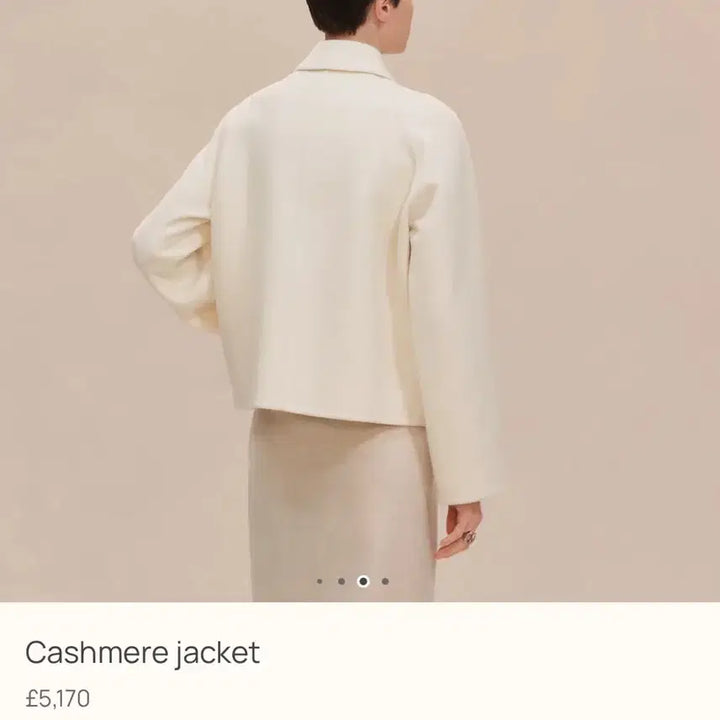 [BUNJANG] Hermes Cashmere Jacket / Hermes 에르메스 캐시미어 자켓 blanc neutral