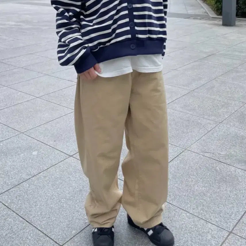 [BUNJANG] Wide Cotton Pants / 와이드 코튼 팬츠