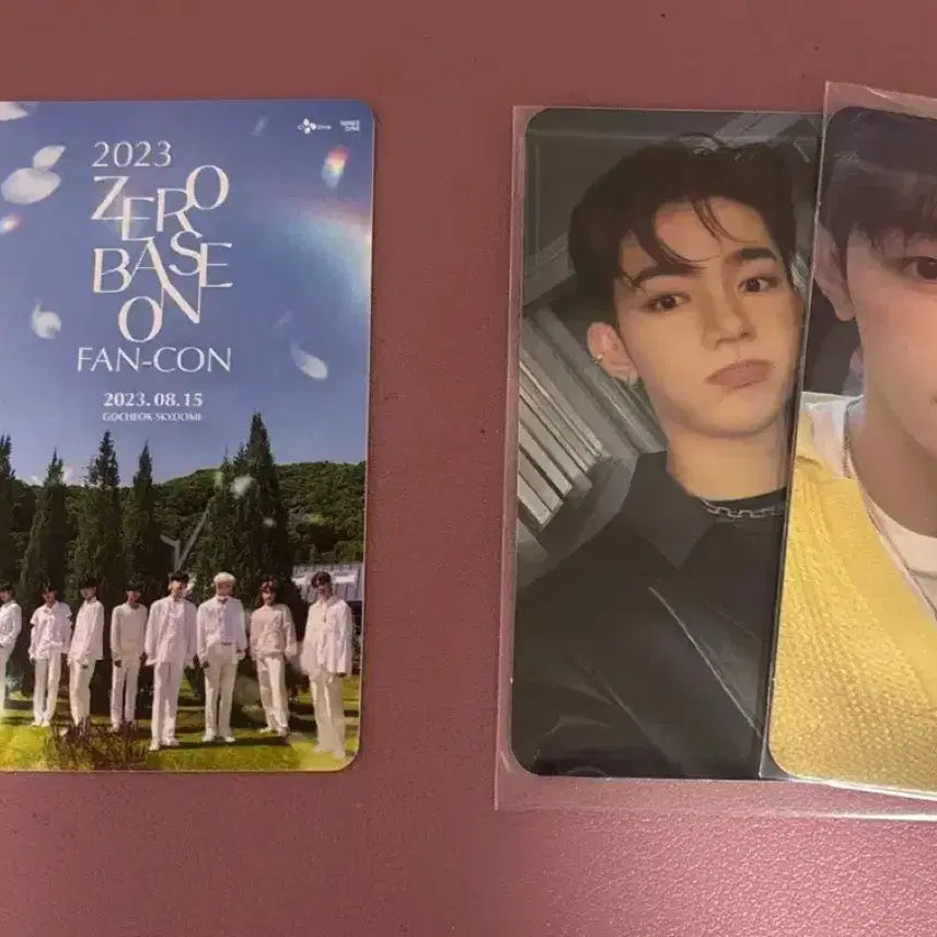 2023 ZB1 제베원 팬콘 티켓 포카