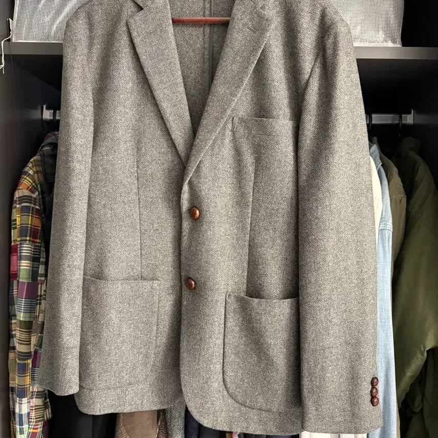 [BUNJANG] Uniqlo Herringbone Blazer / 유니클로 헤링본 블레이저