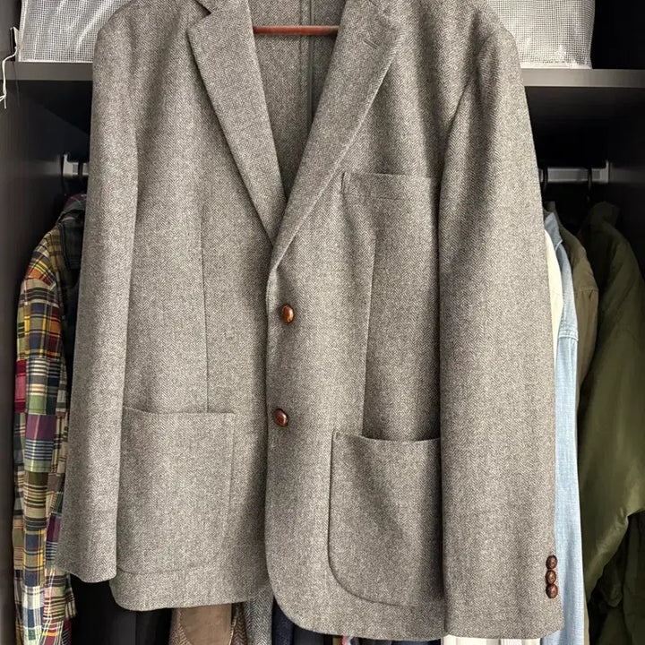 [BUNJANG] Uniqlo Herringbone Blazer / 유니클로 헤링본 블레이저