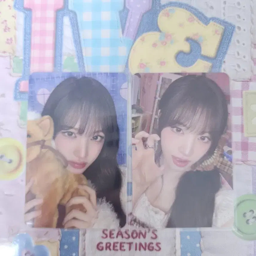 아이브 리즈 시그 스타쉽특전포카+본품 포카 판매 특전시즌그리팅위드뮤분철원