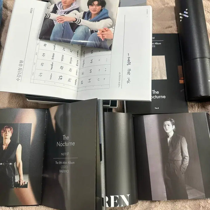 미사용/새 상품! 뉴이스트(NU'EST) 앨범 + 응원봉 + 굿즈 일괄