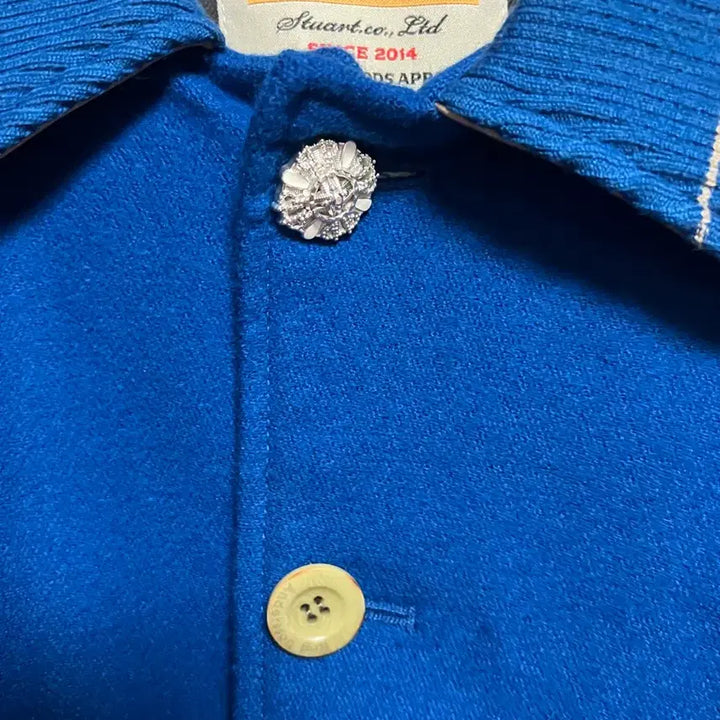 [BUNJANG] Anderson .Paak Blue Varsity Jacket / 엔더슨벨 블루 바시티 자켓