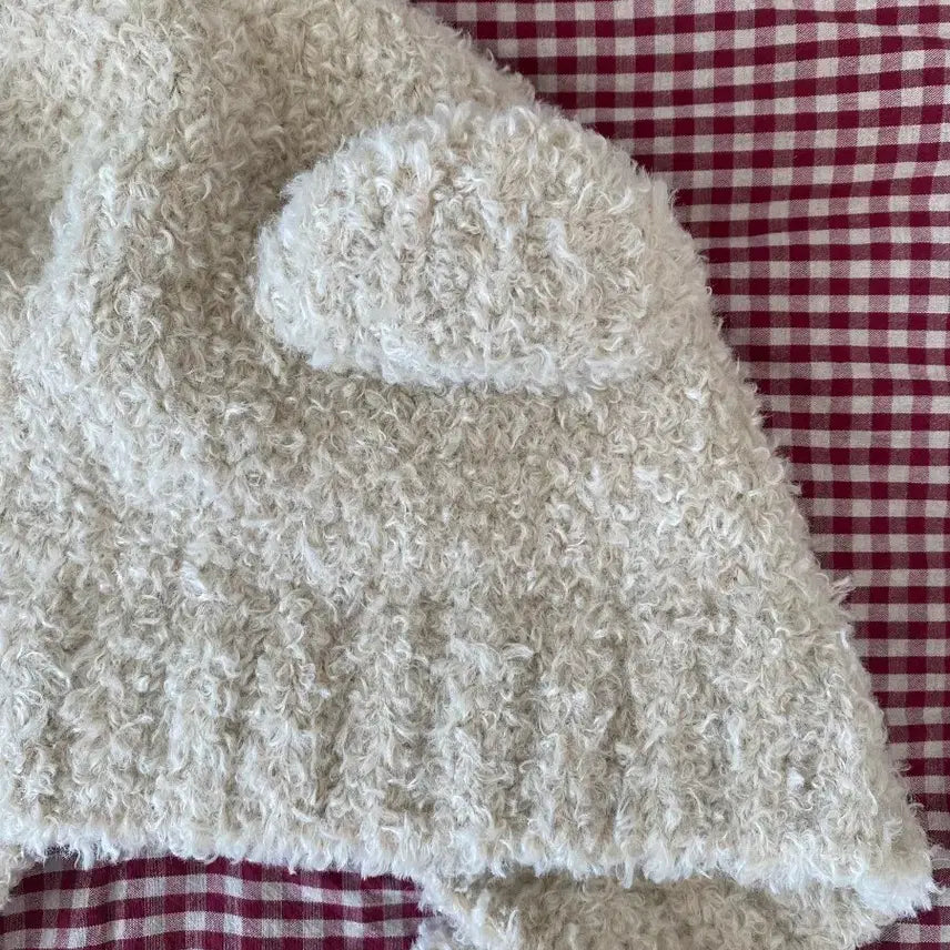 [BUNJANG] Bear Hat with Ear Flaps / 털모자 곰돌이모자 귀모자