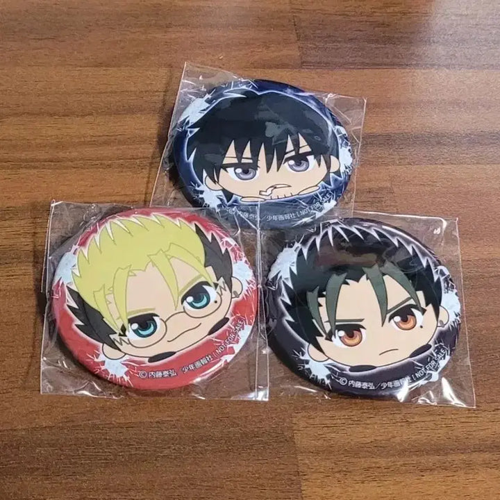 [BUNJANG] Trigun Mocchi-Mocchi Mascot Bundle Set / 트라이건 모찌코로링 미개봉+개봉품+특전 캔뱃지 3종 일괄