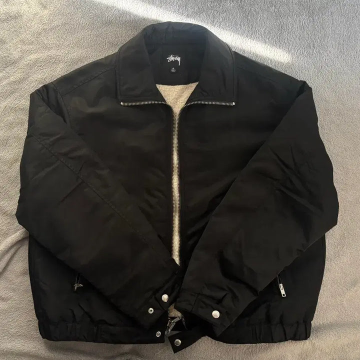 [BUNJANG] Stussy Lined Zip Jacket (Size M) / 스투시 stussy 파일 라인드 짚 자켓(M사이즈)