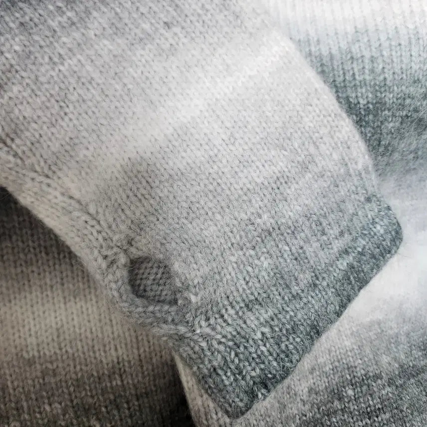 [BUNJANG] Romantic Crown Gradation Knit Dress - Gray / (정리 특가)로맨틱크라운 그라데이션 니트 드레스_그레이