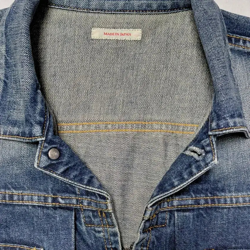 [BUNJANG] ETERNA Limited Edition Denim Work Jacket (Size L) / 기간한정할인!! ETERNAL (비중창고공방) 지퍼 데님 워크 자켓 L