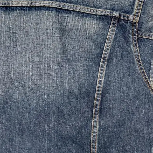 [BUNJANG] ETERNA Limited Edition Denim Work Jacket (Size L) / 기간한정할인!! ETERNAL (비중창고공방) 지퍼 데님 워크 자켓 L