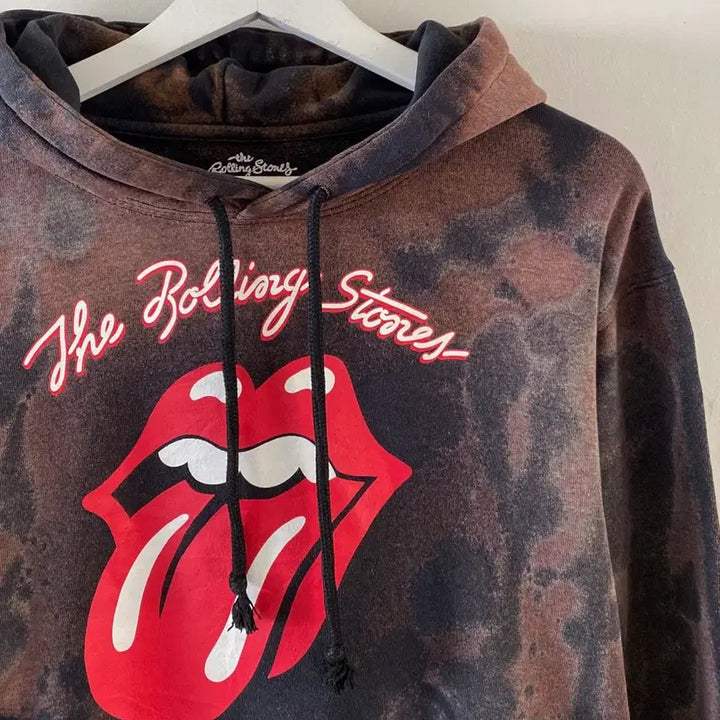 [BUNJANG] Rolling Stones Washed Hoodie / 롤링스톤즈 워싱 후드티