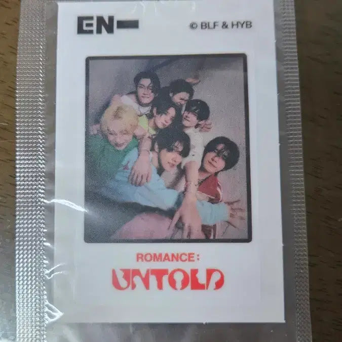 엔하이픈 롯데 랜덤씰 단체 1장 판매합니다